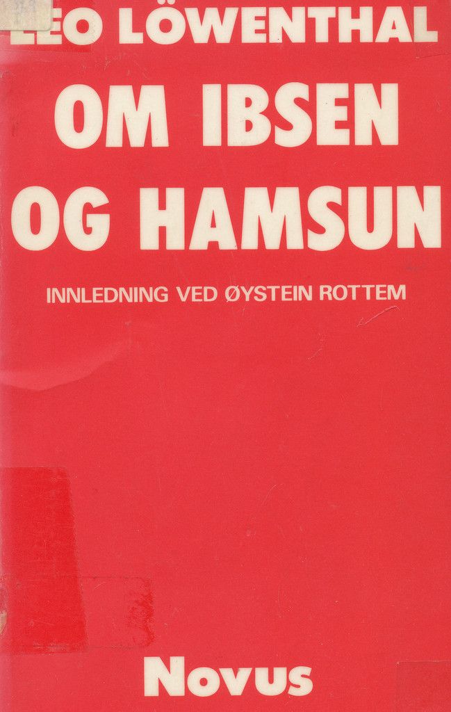 Om Ibsen og Hamsun