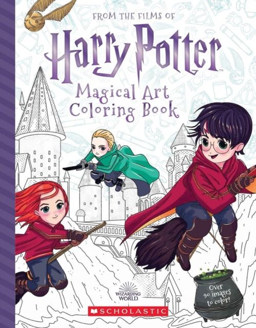 Magical art colouring book