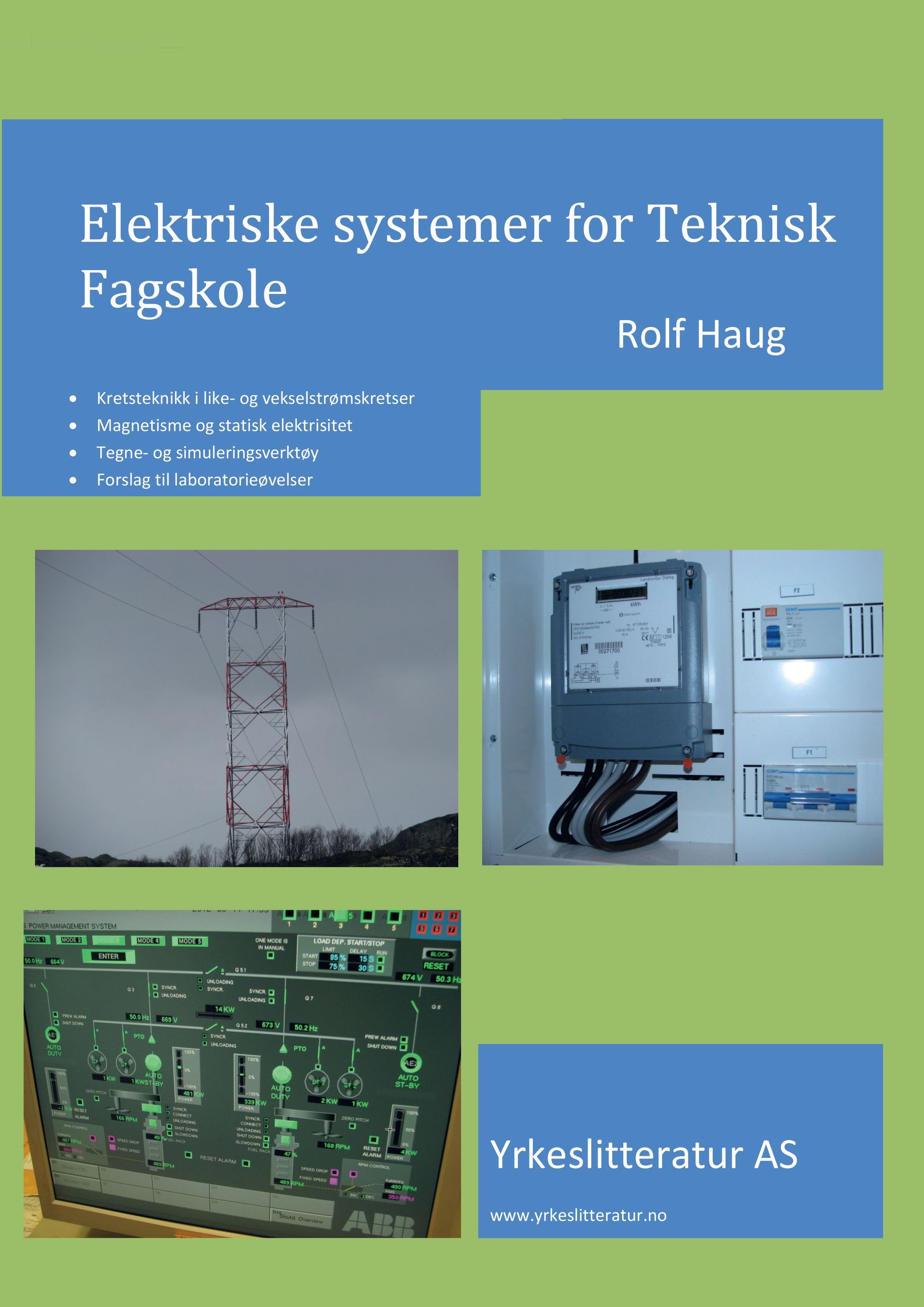 Forsidebilde av Elektriske systemer for teknisk fagskole