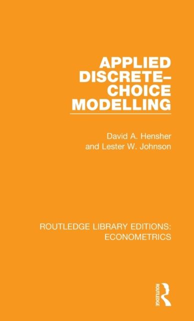 Applied Discrete-Choice Modelling
