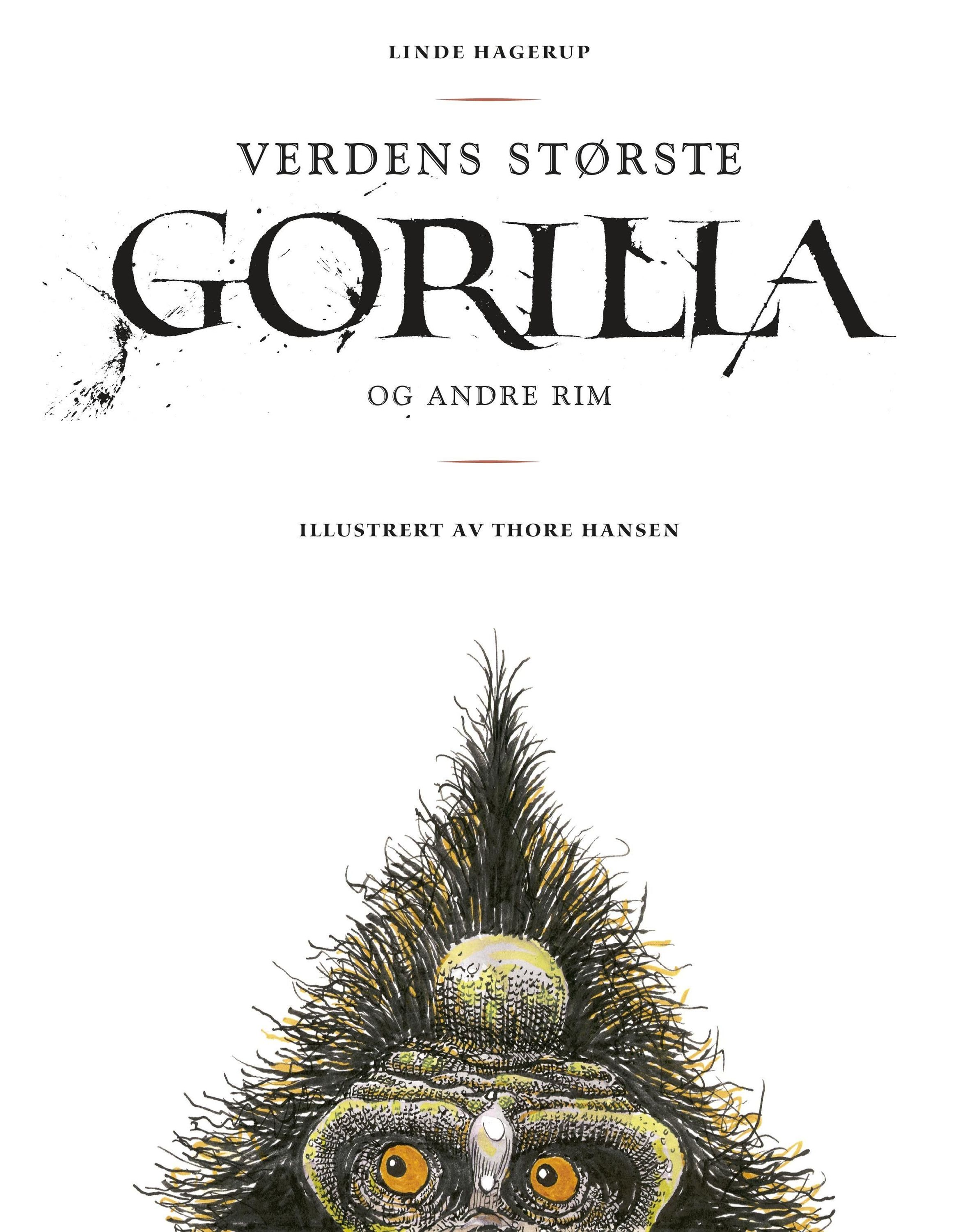 Verdens største gorilla : og andre rim