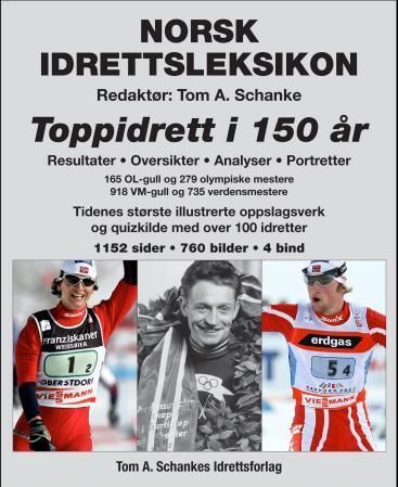 Norsk idrettsleksikon : toppidrett i 150 år : resultater, oversikter, analyser, portretter
