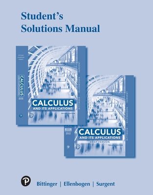 Forsidebilde av Student Solutions Manual for Calculus and Its Applications
