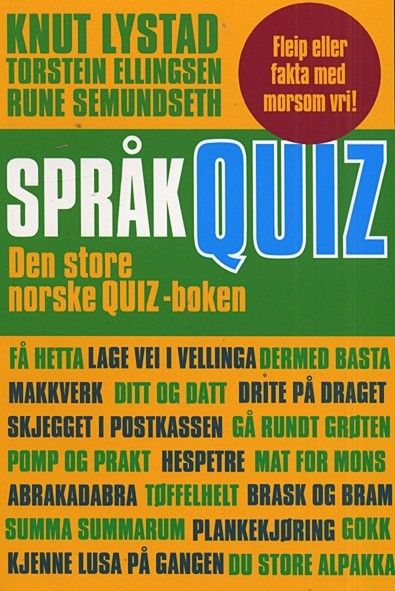 Språkquiz : den store norske quiz-boken