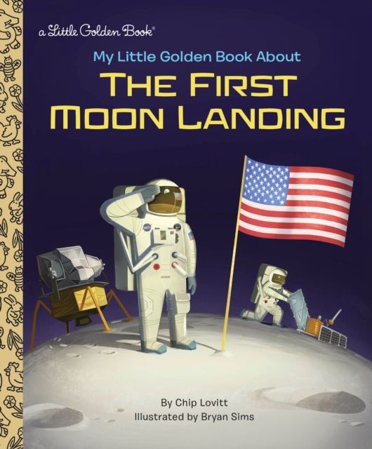 My little golden book about the first moon landing