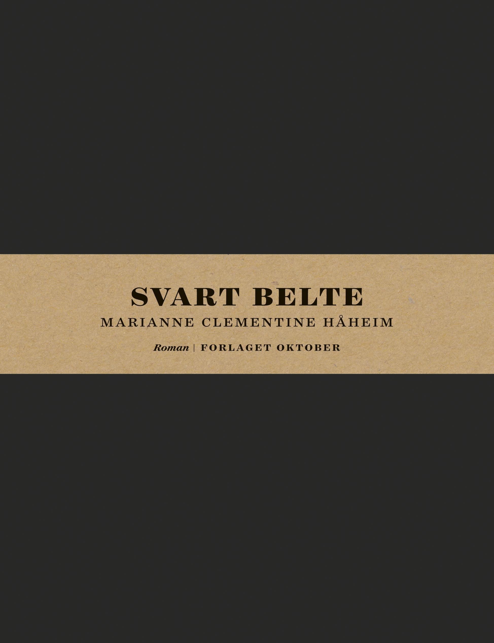 Svart belte : roman