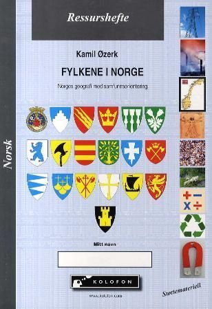 Forsidebilde av Fylkene i Norge : Norges geografi  med samfunnsorientering
