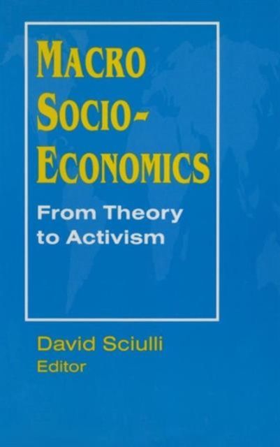 Macro Socio-economics: From Theory to Activism : From Theory to Activism