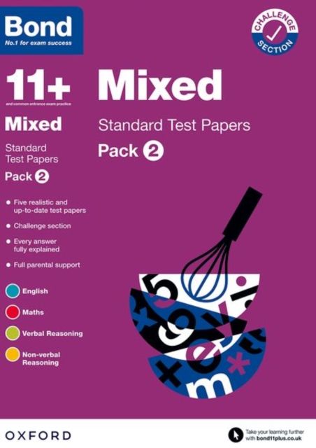 Bond 11+: Mixed Standard Test Papers: Pack 2 (for GL Assessment & other 11 plus exams)