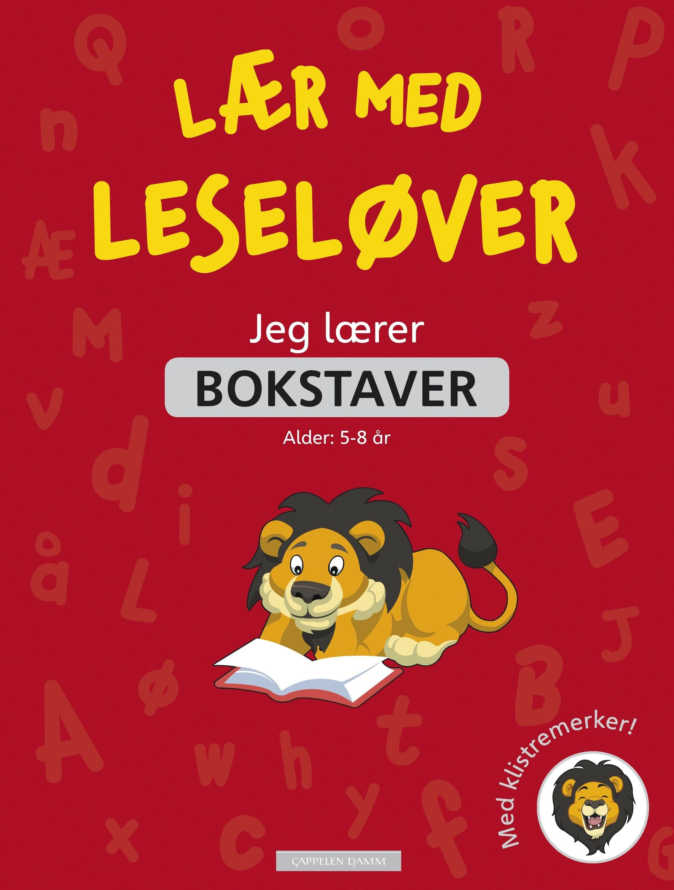 Jeg lærer bokstaver : lær med Leseløver