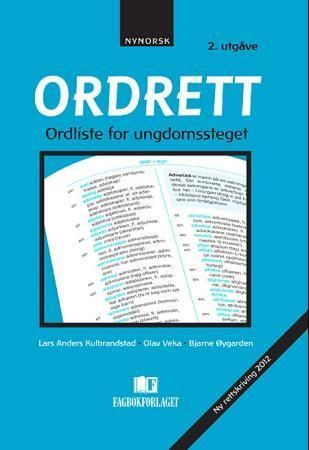 Ordrett : ordliste for ungdomssteget