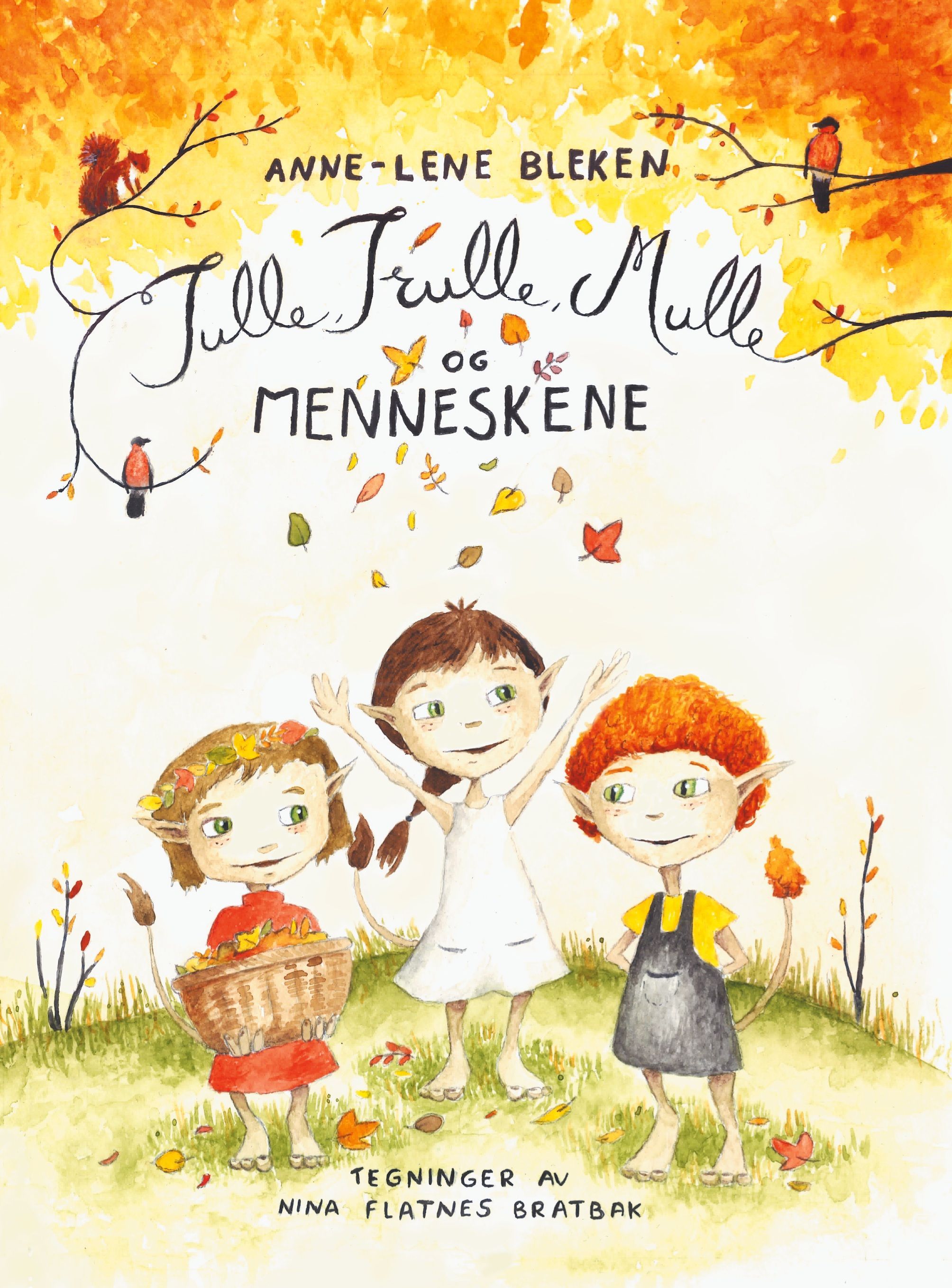 Tulle, Trulle, Mulle og menneskene : eventyrbok for barn