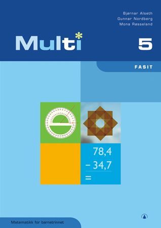 Multi 5 : fasit : matematikk for barnetrinnet