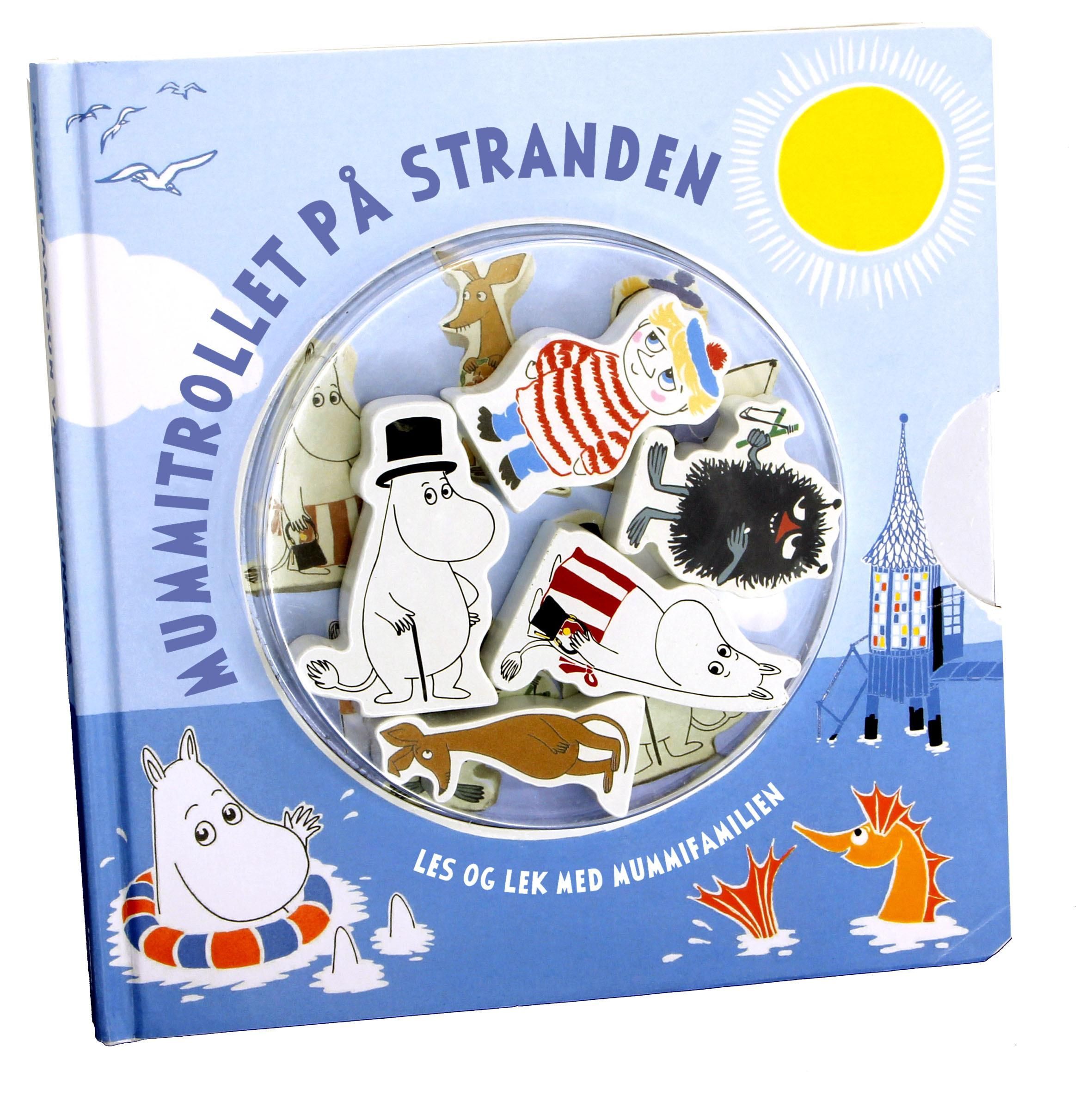 Mummitrollet på stranden : les og lek med mummifamilien