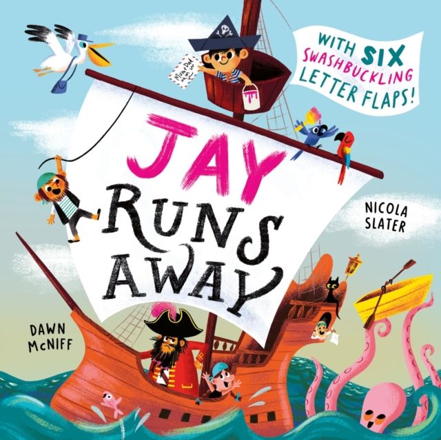 Forsidebilde av Jay Runs Away : With 6 lift-the-flap letters to open and read!