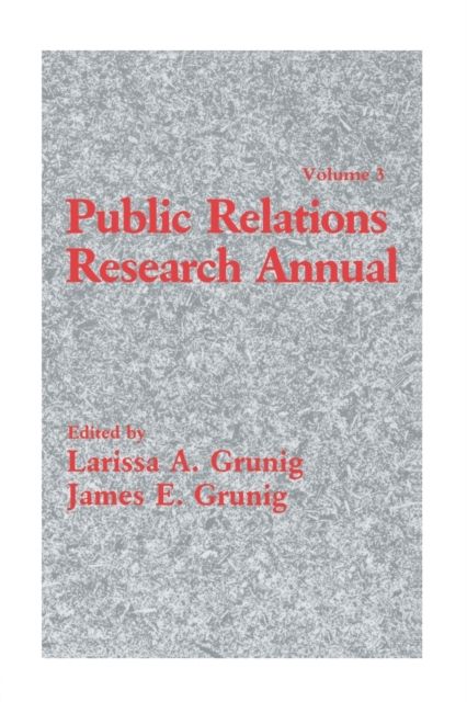 Public Relations Research Annual : Volume 3