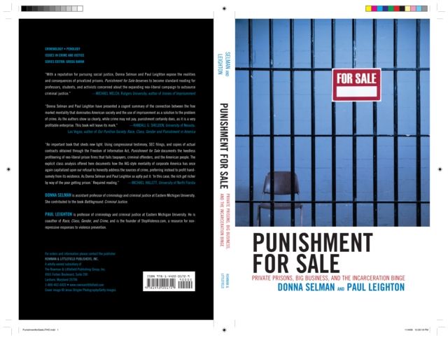 Punishment for Sale : Private Prisons, Big Business, and the Incarceration Binge