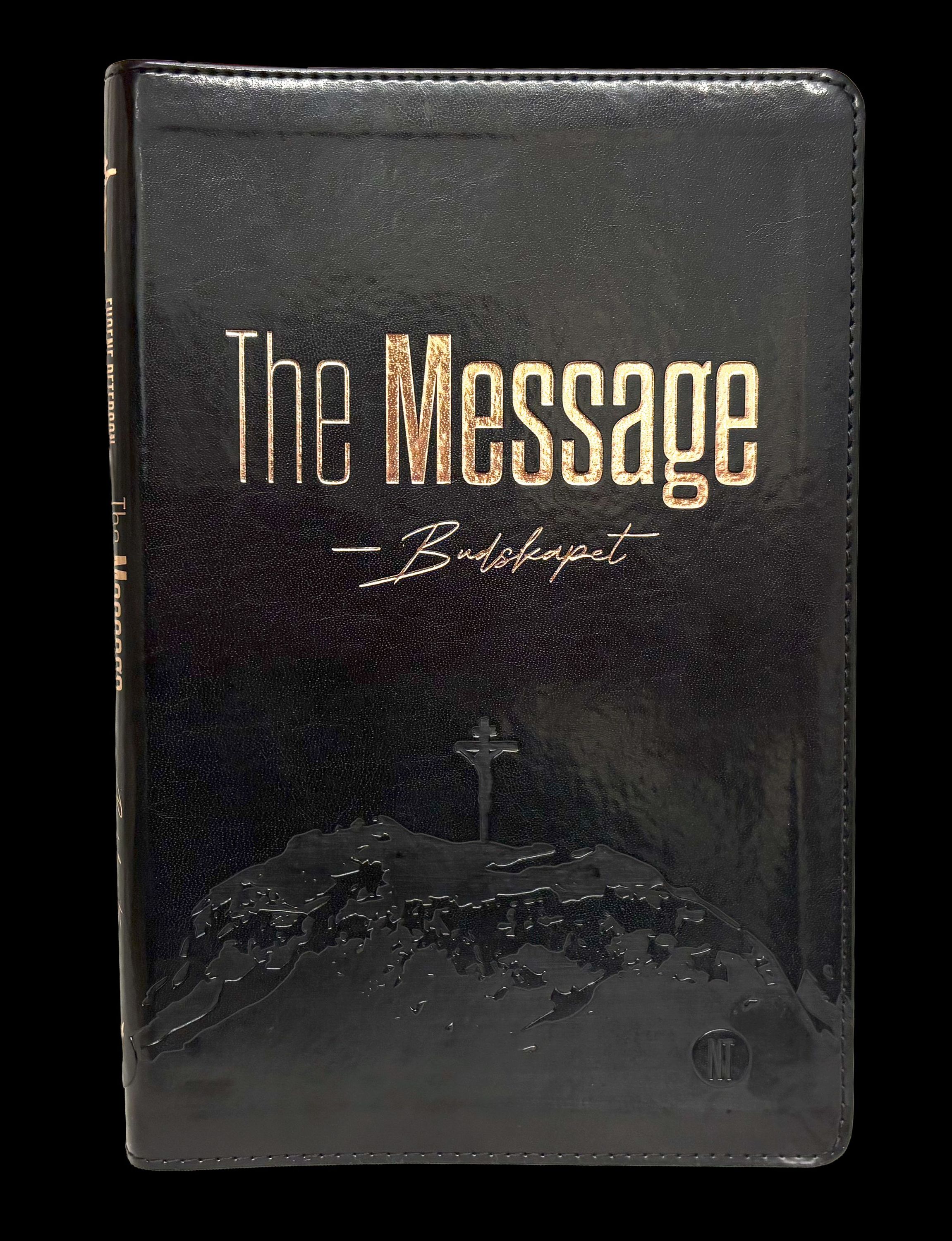 The message - budskapet (kunstskinn) : det nye testamentet på moderne norsk