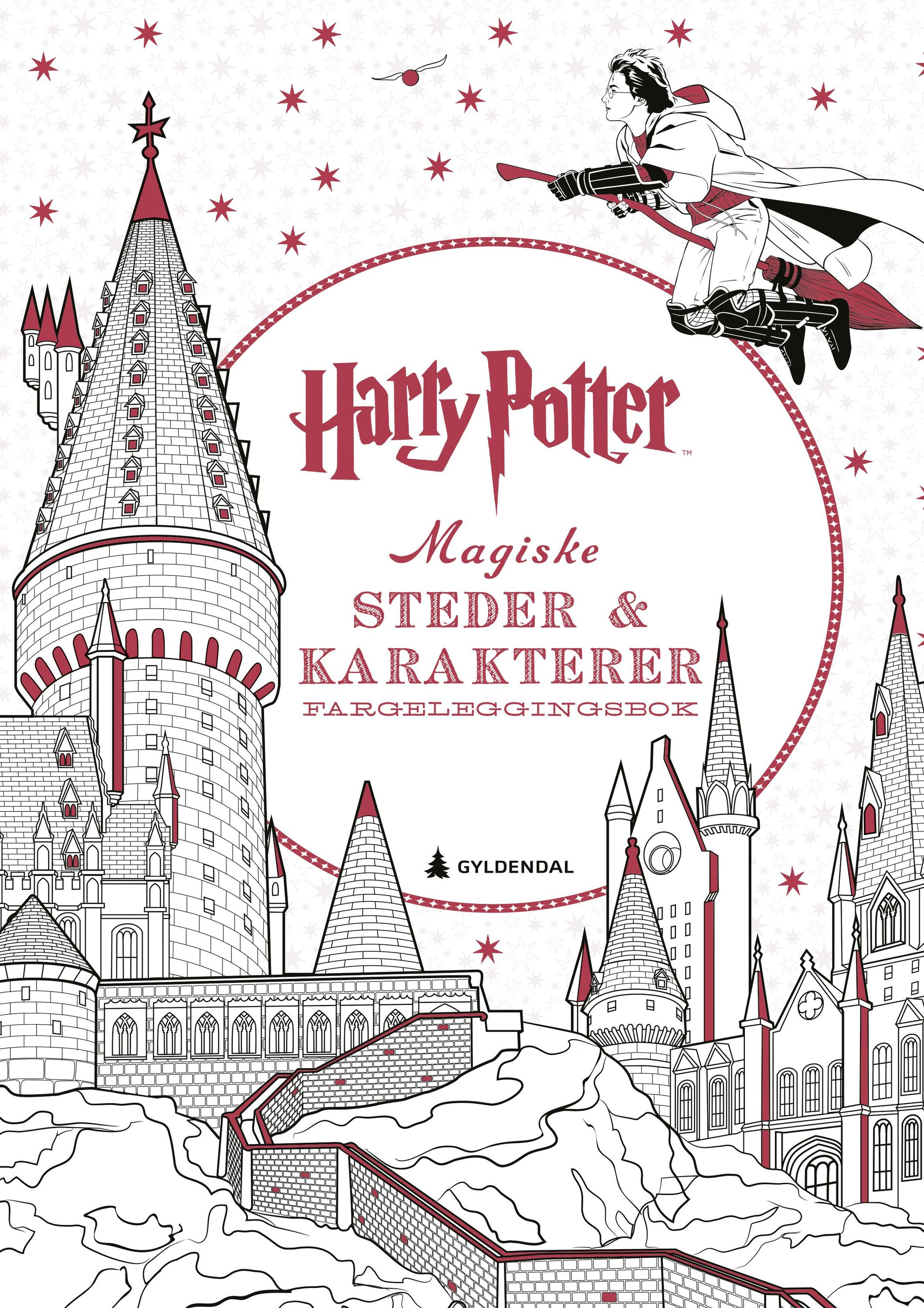 Harry Potter : magiske steder & karakterer : fargeleggingsbok