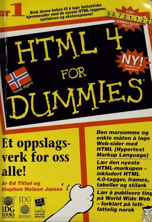 HTML 4 for dummies