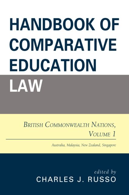 Handbook of Comparative Education Law : British Commonwealth Nations