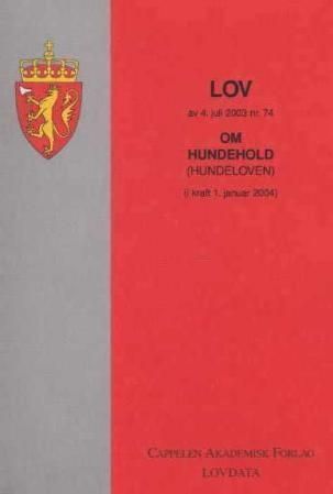 Lov om hundehold (hundeloven) av 4. juli 2003 nr. 74 : (i kraft 1. januar 2004)