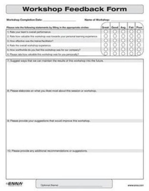 Workshop Feedback Form