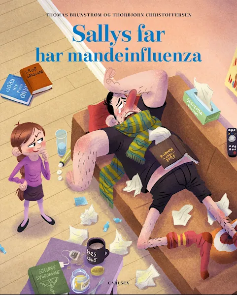 Forsidebilde av Sallys far har mandeinfluenza