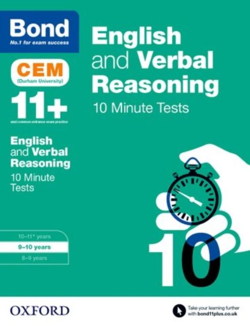 Bond 11+: English & Verbal Reasoning: CEM 10 Minute Tests (now Cambridge Select Insight) : 9-10 years