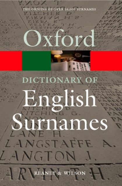 Forsidebilde av A Dictionary of English Surnames