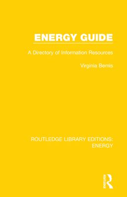 Energy Guide : A Directory of Information Resources