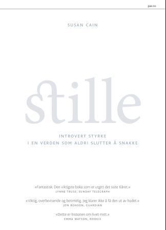 Stille : introvert styrke i en verden som aldri slutter å snakke