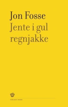 Jente i gul regnjakke : eit bilete