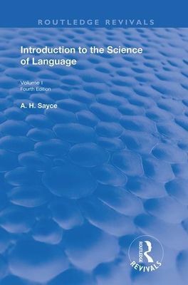 Introduction to the Science of Language : Vol 1
