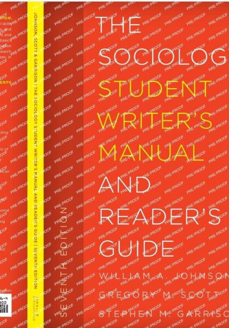 The Sociology Student Writer's Manual and Reader's Guide