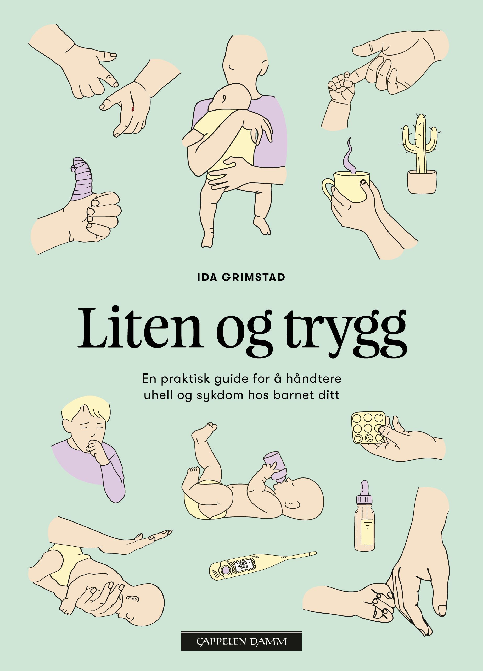 Liten og trygg : en praktisk guide for å håndtere uhell og sykdom hos barnet ditt