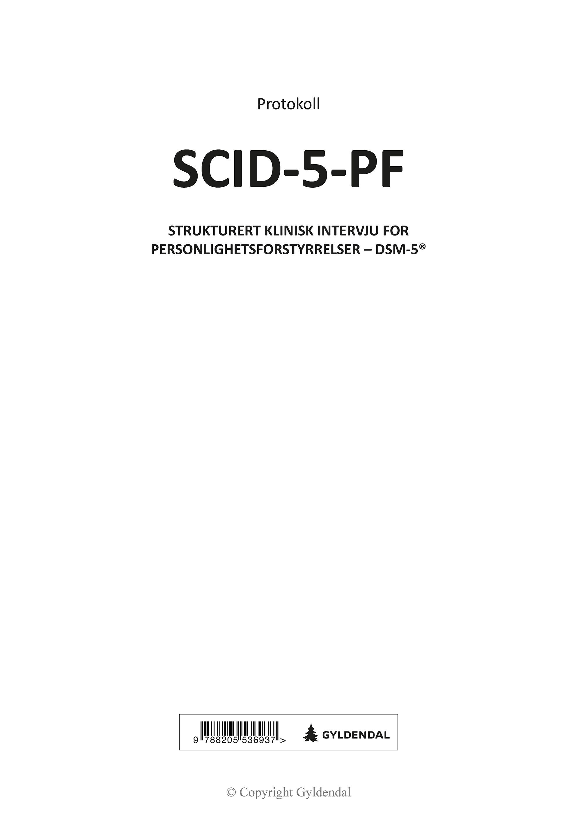 SCID-5-PF