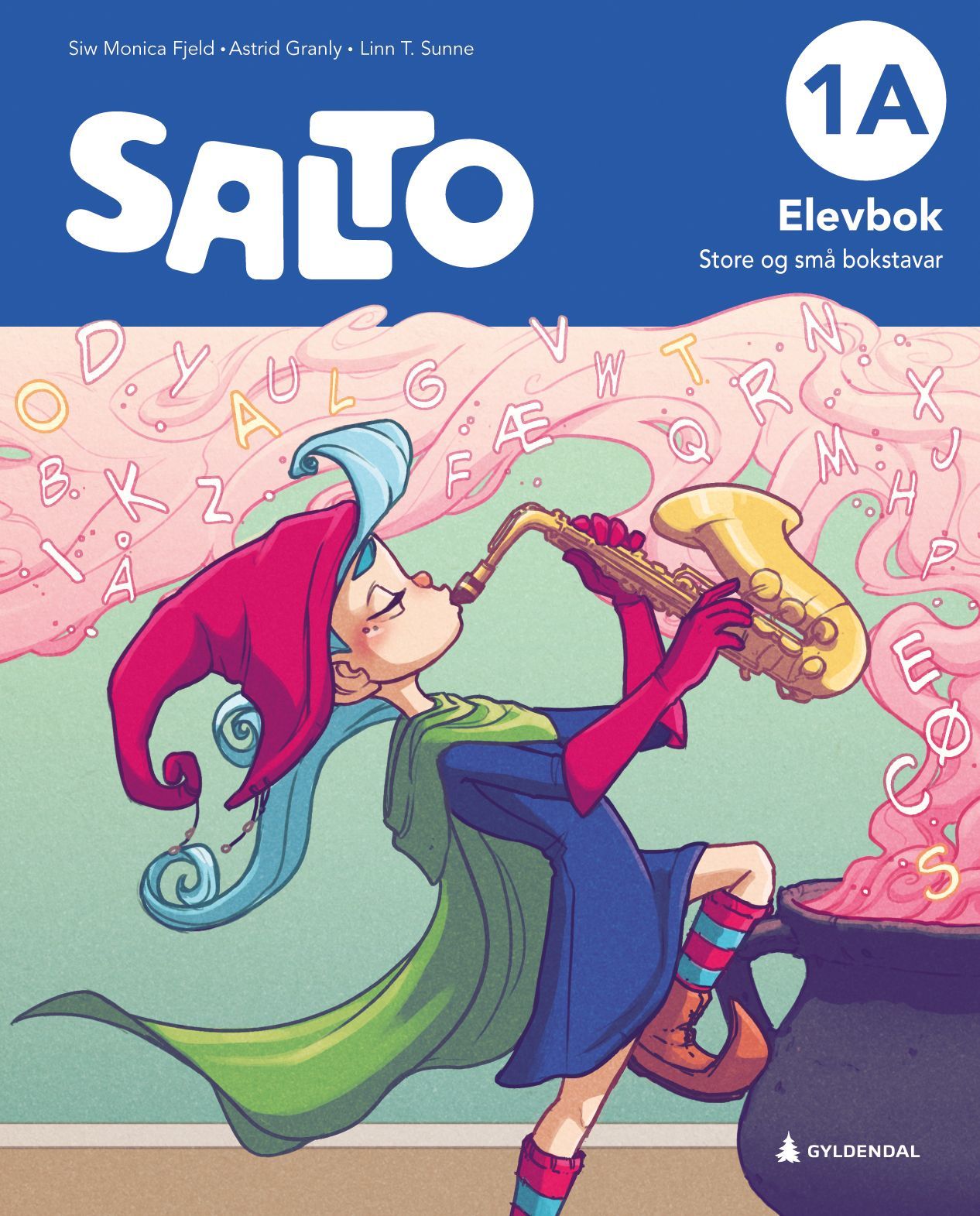 Salto 1A, 2. utg. : norsk for barnesteget. Elevbok : store og små bokstavar