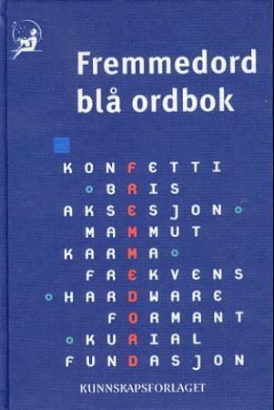 Fremmedordbok blå ordbok