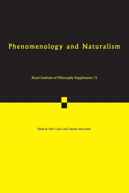 Phenomenology and Naturalism : Examining the Relationship between Human Experience and Nature