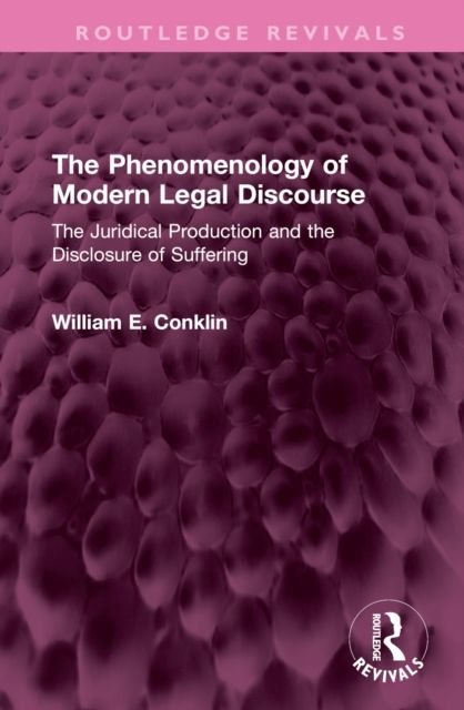 The Phenomenology of Modern Legal Discourse : The Juridical Production and the Disclosure of Suffering