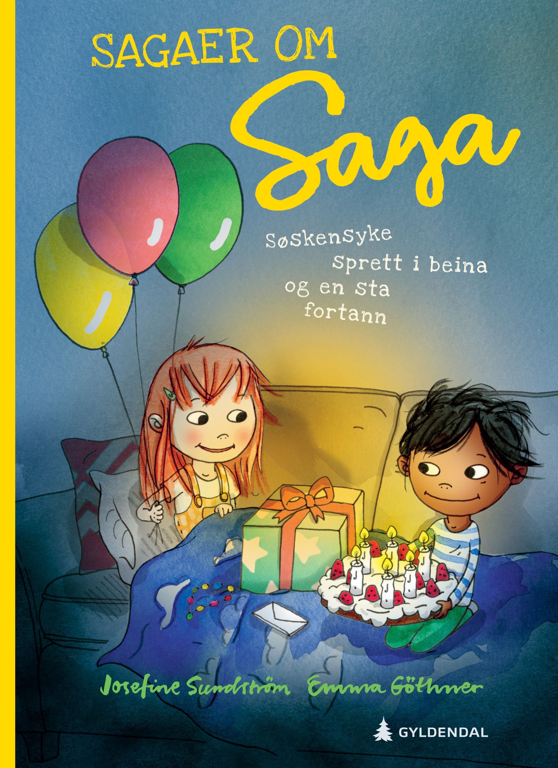 Søskensyke, sprett i beina og en sta fortann