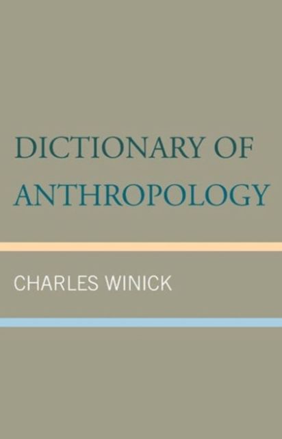 Dictionary of Anthropology