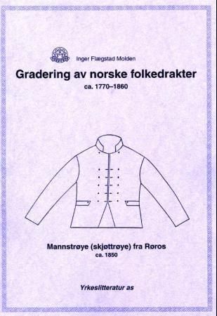 Gradering av norske folkedrakter ca. 1770-1860 : mannstrøye (skjøttrøye) fra Røros ca. 1850