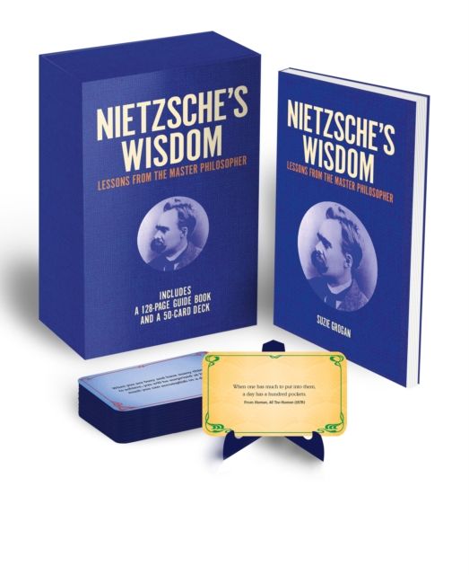 Nietzsche's Wisdom Book & Card Deck : Includes 128-page guide book and a 50-card deck