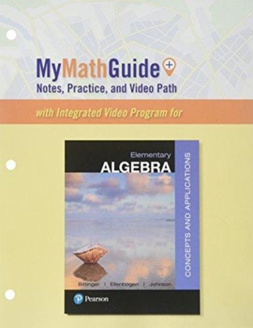 Forsidebilde av MyMathGuide for Elementary Algebra : Concepts and Applications