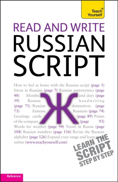 Forsidebilde av Read and Write Russian Script: Teach yourself