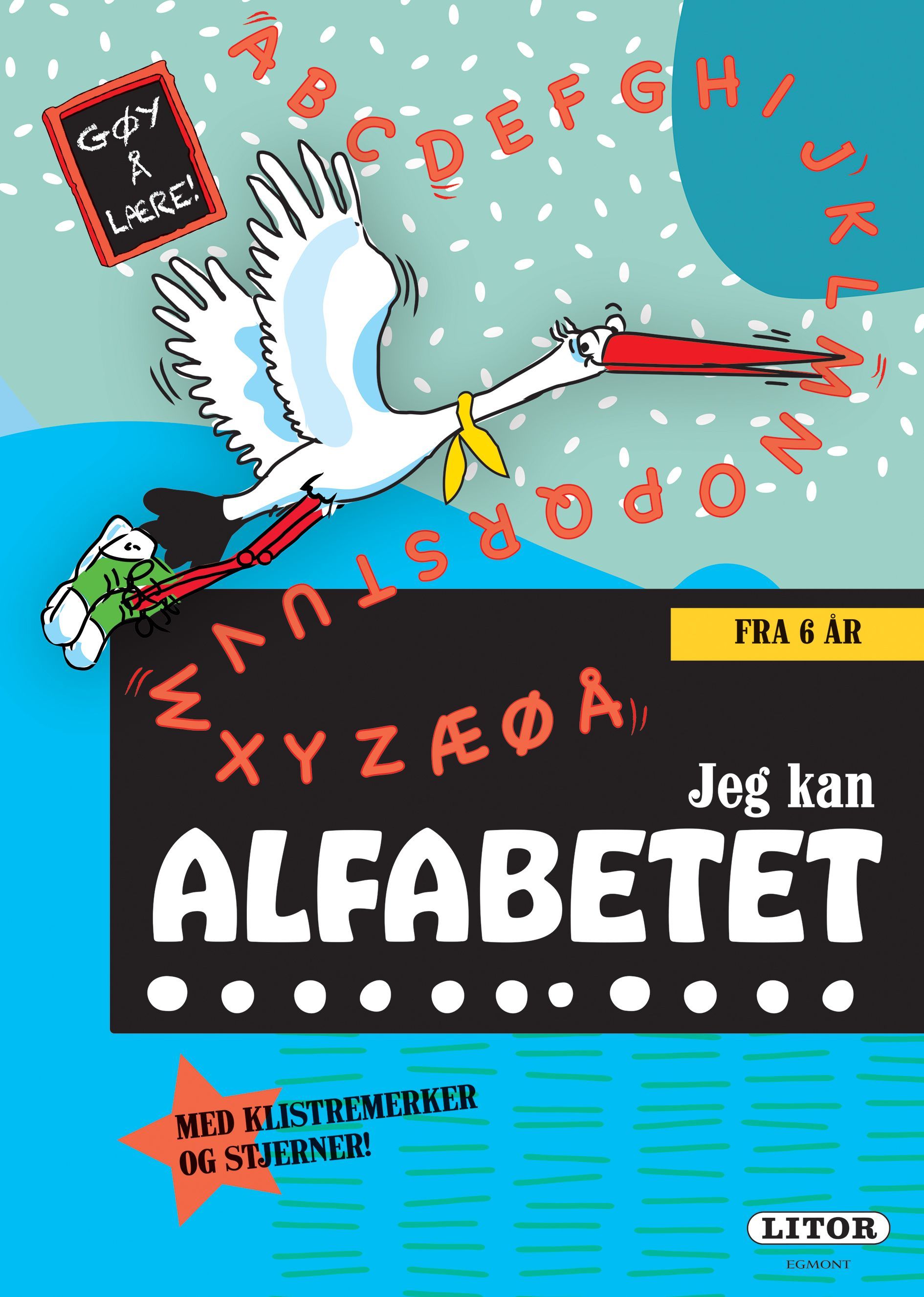 Jeg kan alfabetet : med stjerner og klistremerker