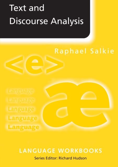 Text and Discourse Analysis