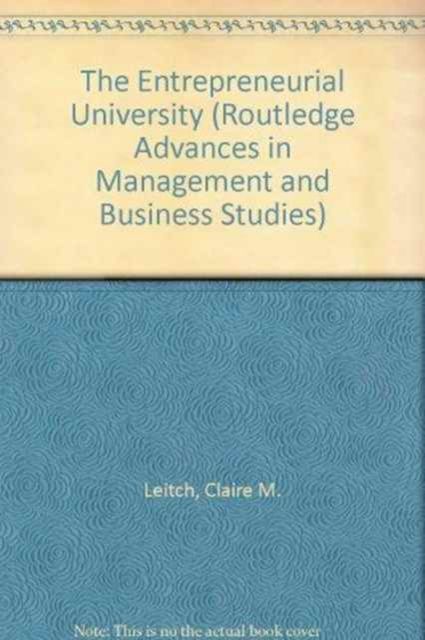 The Entrepreneurial University